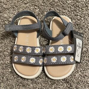 Primark Kids' Denim Blue Daisy Sandals